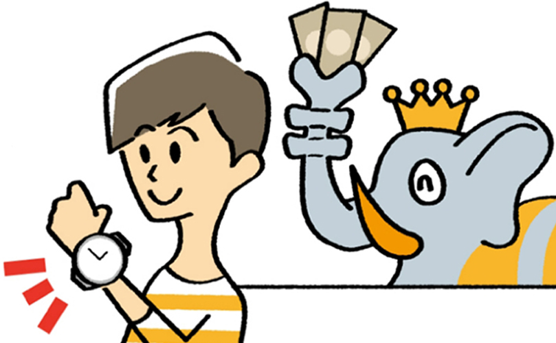 Receiving the collateral that was deposited with the pawn shop